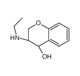 (3S,4S)-3-(ethylamino)-3,4-dihydro-2H-chromen-4-ol结构式