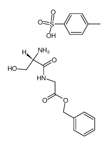 serylglycine benzyl ester p-toluenesulfonate Structure