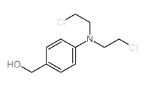 Benzenemethanol,4-[bis(2-chloroethyl)amino]- structure