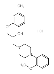 1-[4-(2-methoxyphenyl)piperazin-1-yl]-3-(3-methylphenoxy)propan-2-ol Structure