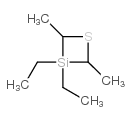 1-Thia-3-silacyclobutane, 3,3-diethyl-2,4-dimethyl- Structure