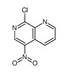 8-chloro-5-nitro-1,7-naphthyridine Structure