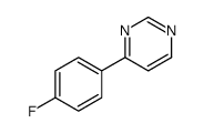 Pyrimidine, 4-(4-fluorophenyl)- (9CI) Structure