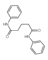 Pentanediamide,N1,N5-diphenyl- structure