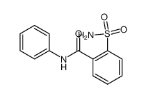 o-[(phenyl)carbamoyl]-benzenesulfonamide Structure