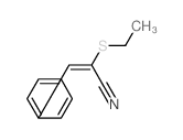 2-ethylsulfanyl-3-phenyl-prop-2-enenitrile Structure