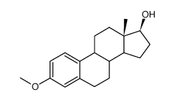 3-methoxy-estra-1,3,5(10)-trien-17β-ol结构式