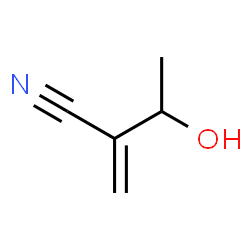 2-(1-Hydroxyethyl)acrylonitrile结构式