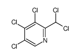 3,4,5-trichloro-2-(dichloromethyl)pyridine Structure