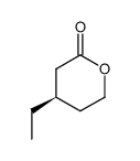 (+)-(R)-4-ethyltetrahydro‐2H-pyran‐2-one结构式