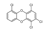 1,2,4,6-Tetrachlorodibenzo[1,4]dioxin Structure