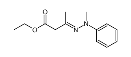 ethyl acetoacetate N-methyl-N-phenylhydrazone结构式