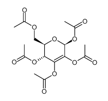 Penta-O-acetyl-β-D-erythro-hex-2-enopyranose Structure