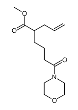methyl 2-allyl-6-morpholino-6-oxohexanoate Structure