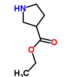 Ethyl pyrrolidine-3-carboxylate structure