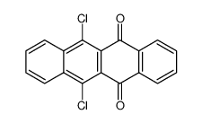 6,11-dichloro-5,12-naphthacenequinone Structure