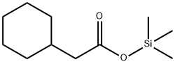 Cyclohexaneacetic acid trimethylsilyl ester结构式