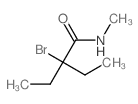 2-bromo-2-ethyl-N-methyl-butanamide Structure