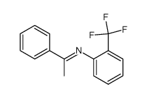 2-trifluoromethyl-N-(1-phenylethylidene)benzenamine结构式