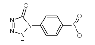1,2-dihydro-1-(p-nitrophenyl)-5H-tetrazol-5-one结构式