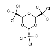 2r,4,6t-tris-trichloromethyl-[1,3,5]trioxane Structure