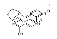 2-amino-4-methoxy-N-[8-[(4-methoxyphenyl)methyl]-8-azabicyclo[3.2.1]octan-3-yl]pyrimidine-5-carboxamide Structure