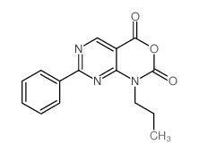 7-PHENYL-1-PROPYL-1H-PYRIMIDO[4,5-D][1,3]OXAZINE-2,4-DIONE structure