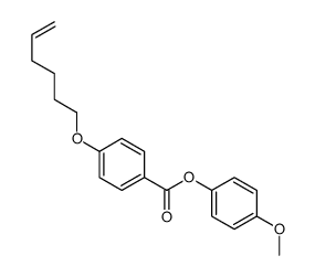 (4-methoxyphenyl) 4-hex-5-enoxybenzoate Structure
