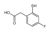 (4-fluoro-2-mercaptophenyl)acetic acid Structure