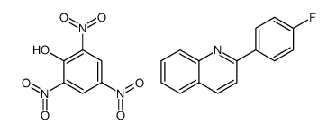 2-(4-fluorophenyl)quinoline,2,4,6-trinitrophenol结构式