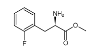 (R)-2-amino-3-(2-fluoro-phenyl)-propionic acid methyl ester Structure