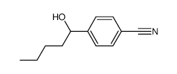 4-(1-hydroxypentyl)benzonitrile结构式
