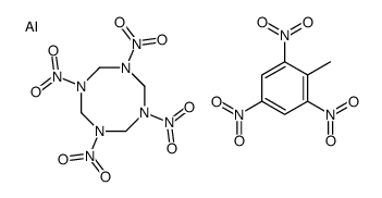 aluminum,2-methyl-1,3,5-trinitrobenzene,1,3,5,7-tetranitro-1,3,5,7-tetrazocane结构式