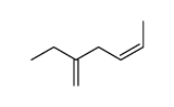(Z)-5-methylenehept-2-ene结构式