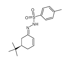 (R,Z)-N'-(5-(tert-butyl)cyclohex-2-en-1-ylidene)-4-methylbenzenesulfonohydrazide Structure