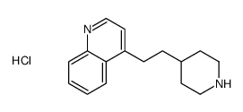 4-(2-piperidin-4-ylethyl)quinoline,hydrochloride Structure