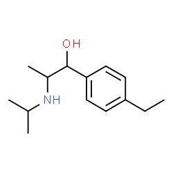 Benzyl alcohol, p-ethyl-alpha-[1-(isopropylamino)ethyl]- (8CI)结构式