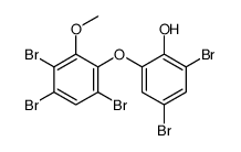 2,4-dibromo-6-(3,4,6-tribromo-2-methoxyphenoxy)phenol结构式