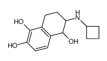 2-cyclobutylamino-5,6-dihydroxy-1,2,3,4-tetrahydro-1-naphthalenol Structure