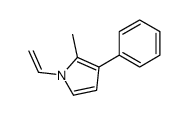 1-ethenyl-2-methyl-3-phenylpyrrole结构式