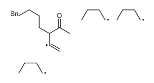 3-(1-tributylstannylethenyl)heptan-2-one Structure