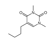 5-butyl-1,3-dimethylpyrimidine-2,4-dione Structure