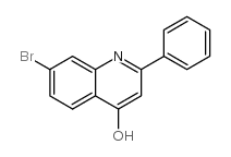 7-BROMO-2-PHENYL-4-QUINOLINOL structure