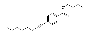 butyl 4-non-1-ynylbenzoate结构式