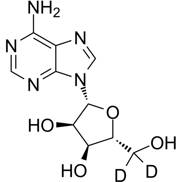 Adenosine-d2 Structure