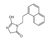 3-(2-naphthalen-1-ylethyl)imidazolidine-2,4-dione结构式
