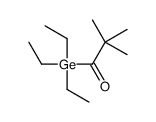 2,2-dimethyl-1-triethylgermylpropan-1-one结构式
