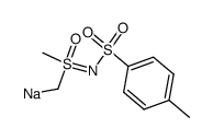 S-methyl-S-(sodiomethyl)-N-(4-tolylsulfonyl)sulfoximide Structure