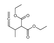 diethyl 2-penta-3,4-dien-2-ylpropanedioate结构式