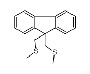9,9-bis(methylsulfanylmethyl)fluorene结构式